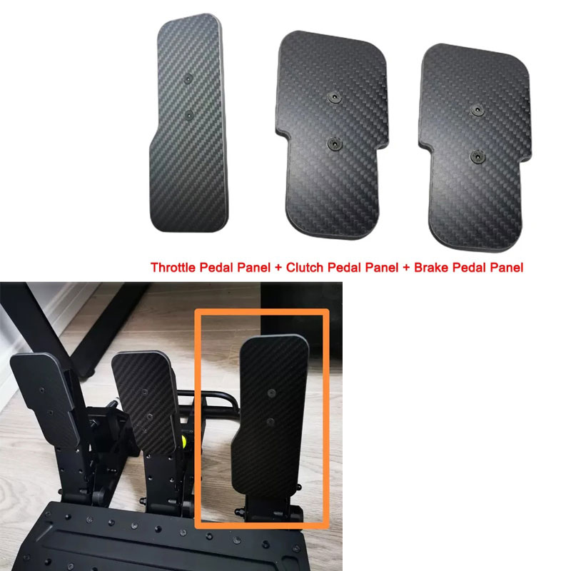 Racing Pedal Set - Kit Modifikasi Panel Pedal Gas/Rem/Kopling Serat