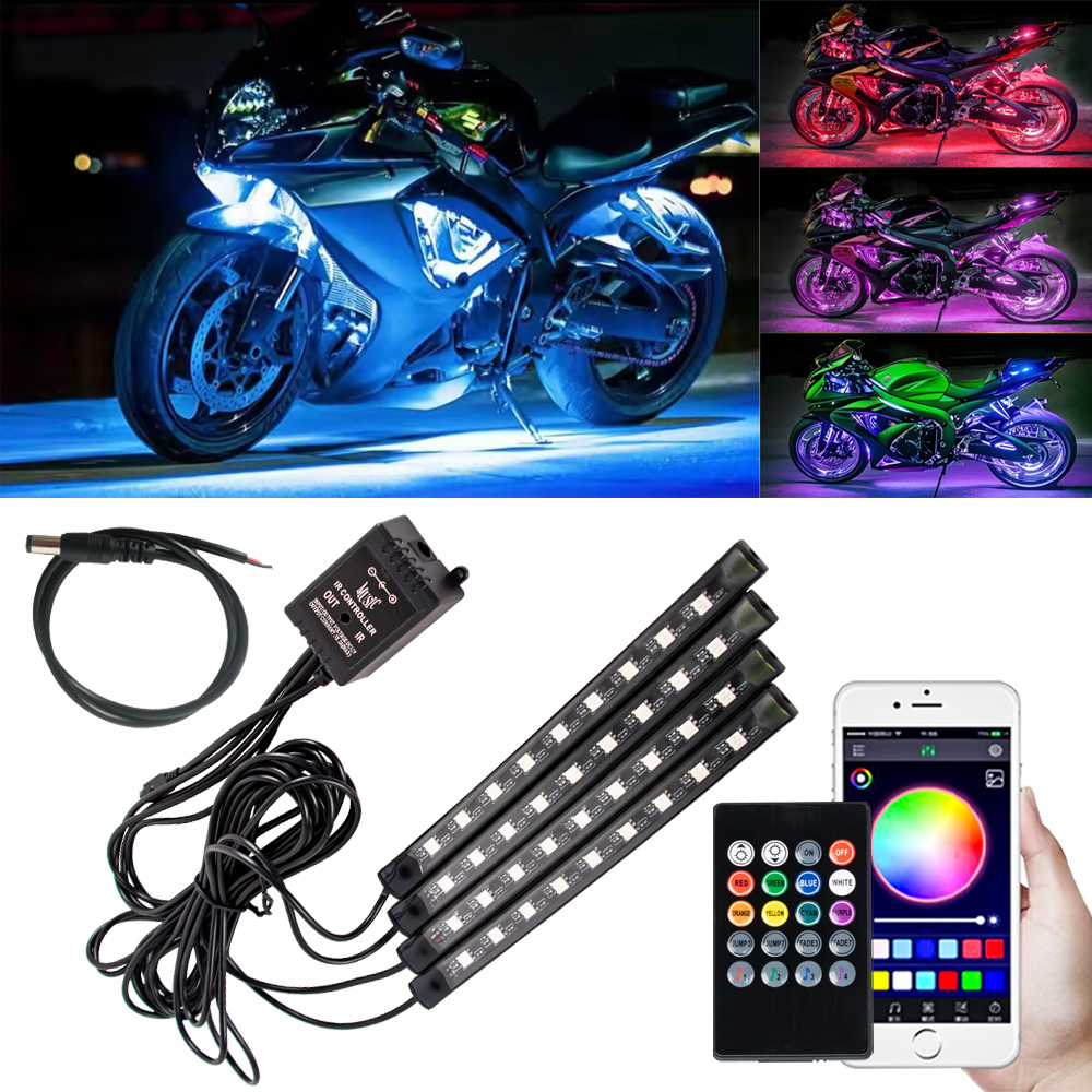 Led Gaming Light Strip - Strip lampu dekorasi sepeda motor, lampu