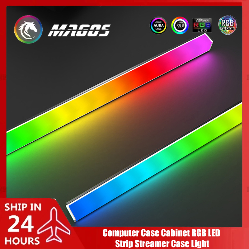 Led Gaming Light Strip - Lampu Chassis Strip LED RGB untuk