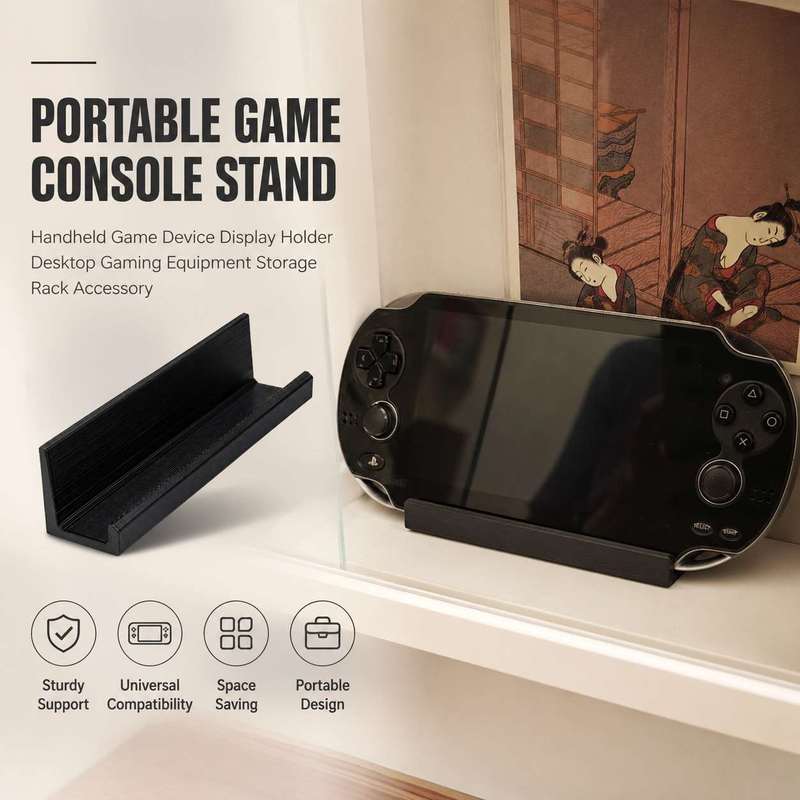 Gaming Console Table - Dudukan Konsol Game Portabel, Penyangga Perangkat