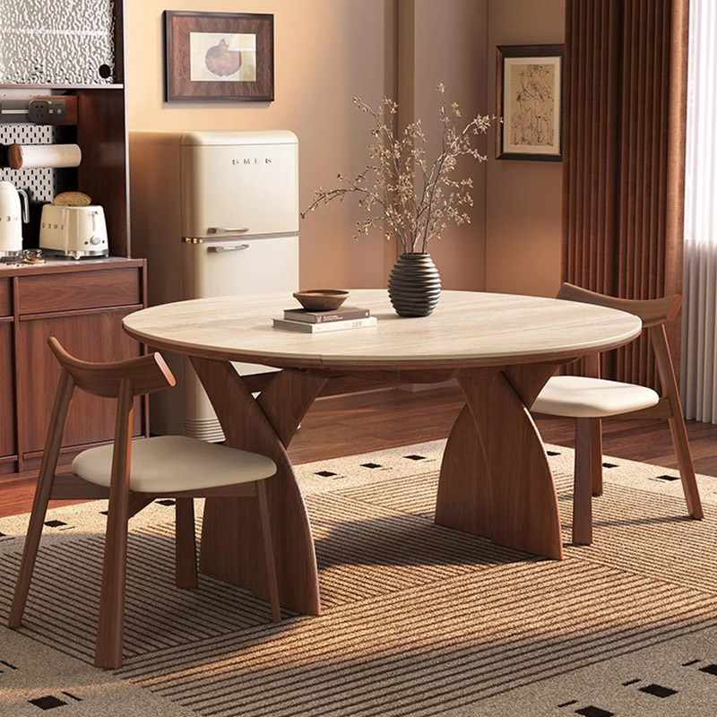 Gaming Console Table - Meja Makan Kayu Modern Gaya Nordik,