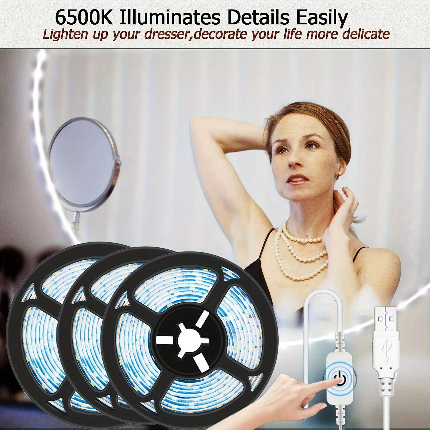 Led Gaming Light Strip - Lampu Strip LED USB 5V 2835