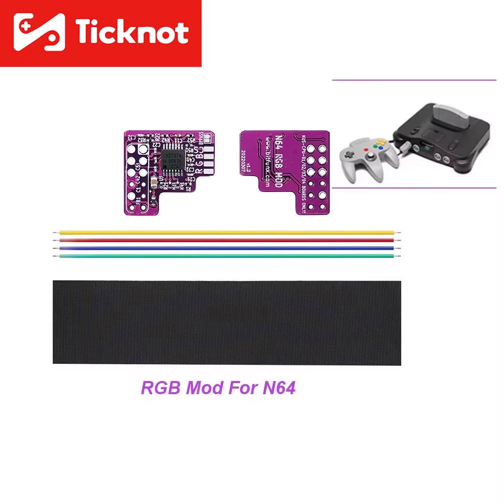 Gaming Console Nintendo - Chip Mod RGB untuk N64 NTSC