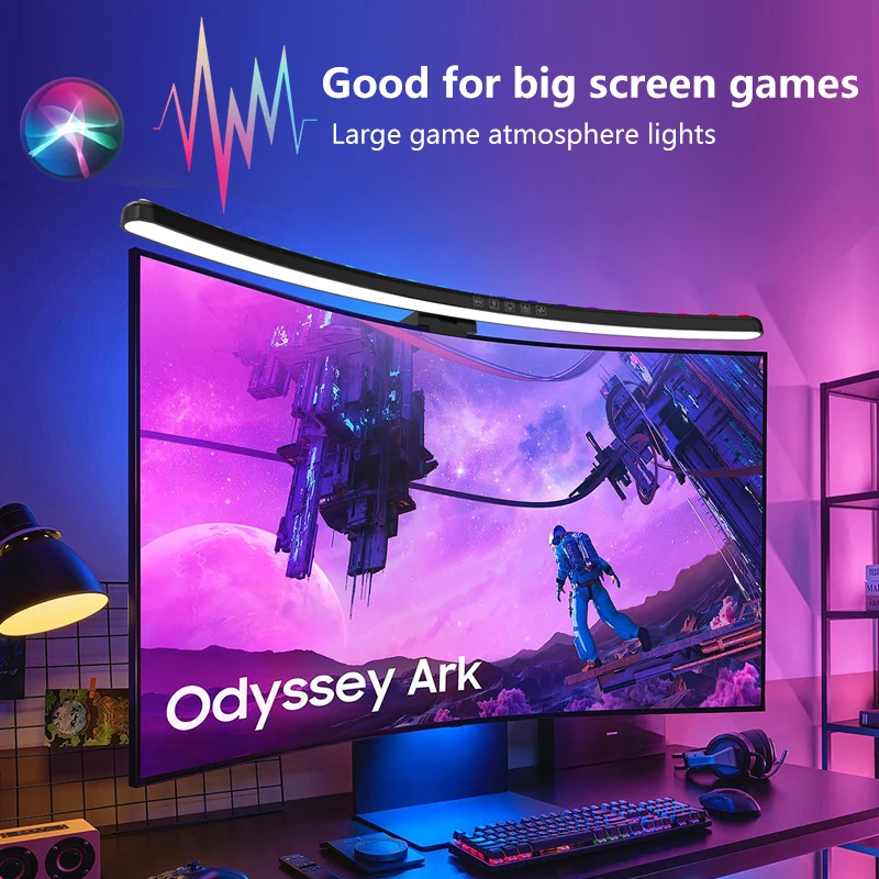 Led Gaming Light Strip - Lampu Monitor Komputer RGB Ritme Musik