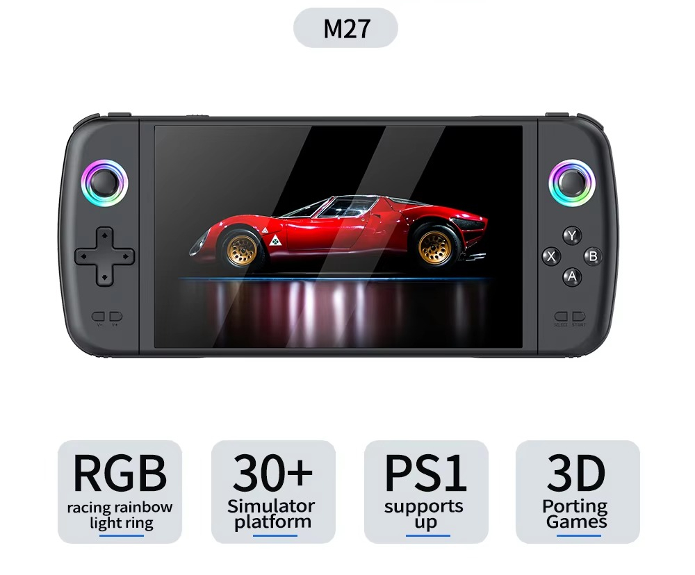 M27 Konsol Game Genggam 7 Inci - Gaming Console Kids ulasan dan harga