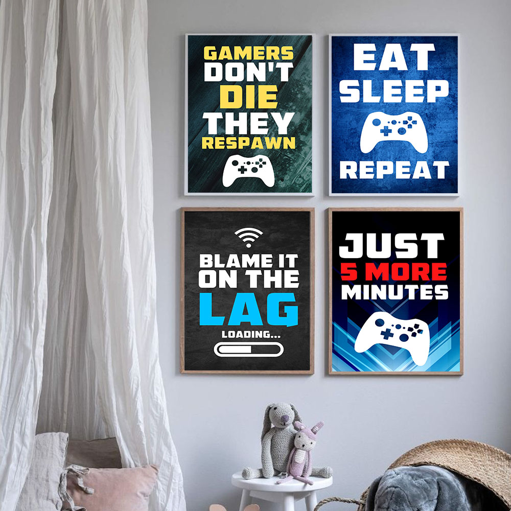 Poster Kanvas Permainan Konsol - Gaming Console Picture ulasan dan harga