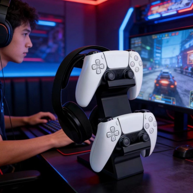Stand Terintegrasi Headphone d - Controller Stand Holder ulasan dan harga