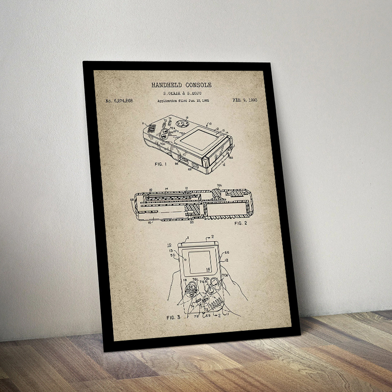 Poster Cetak Konsol Game Vinta - Gaming Console Picture ulasan dan harga
