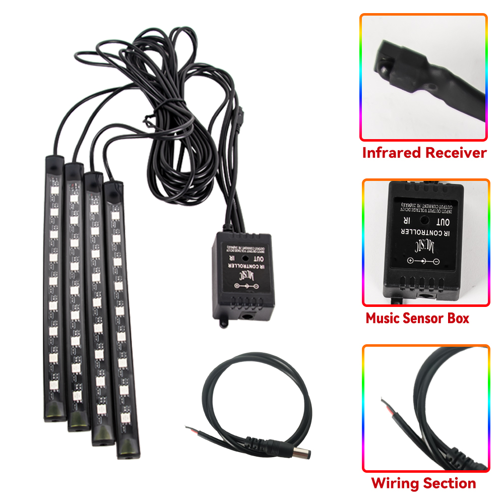 RGB Kit lampu kaki motor LED,  - Led Gaming Light Strip ulasan dan harga