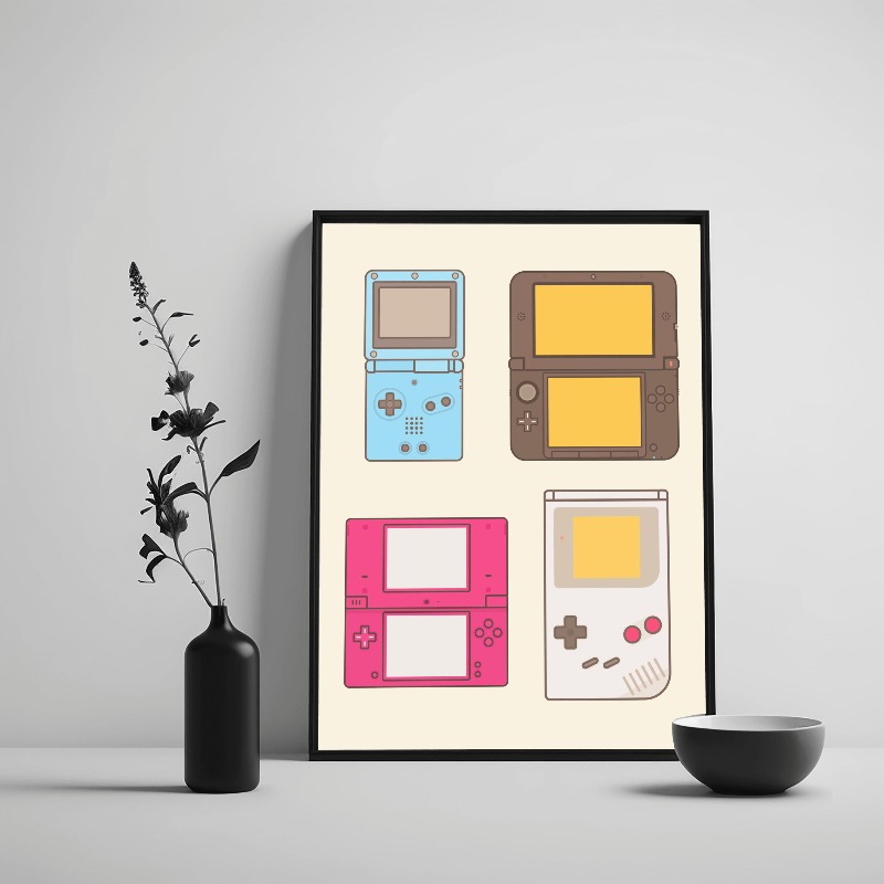 Poster Evolusi Perangkat Gengg - Gaming Console Picture ulasan dan harga