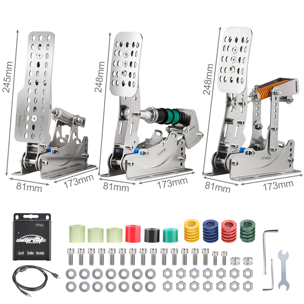 Pedal muatan balap Sim 3mm, pe - Racing Pedal Set ulasan dan harga