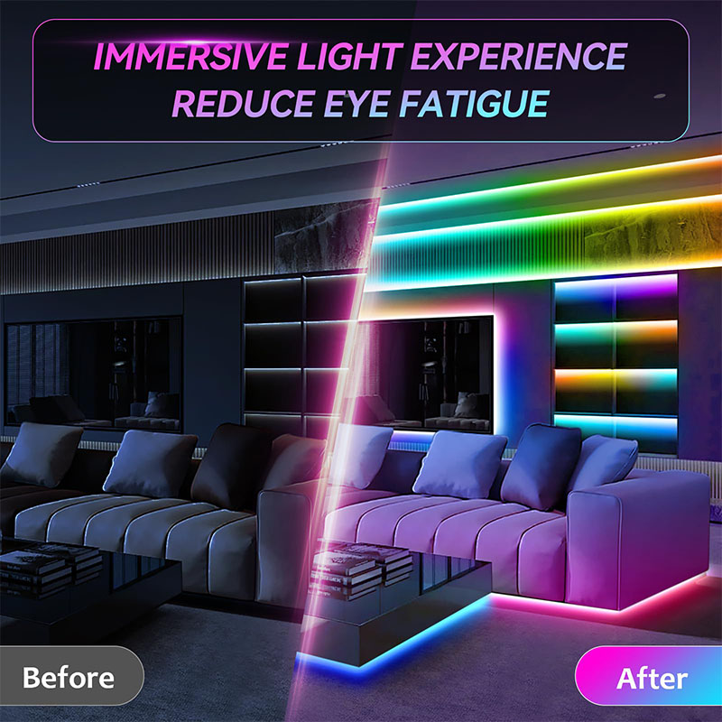 Strip LED RGB USB SMD3535 deng - Led Gaming Light Strip ulasan dan harga