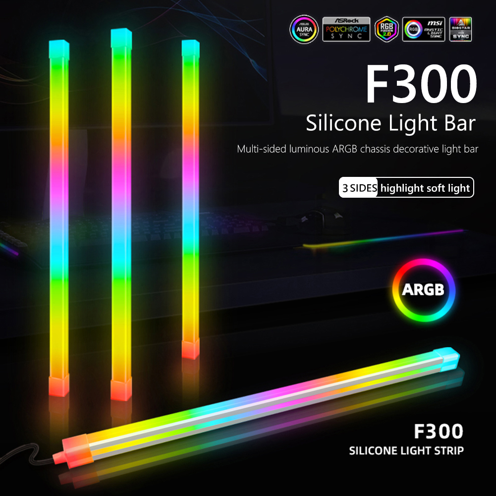 1/2 Buah COOLMOON 30Cm Casing  - Led Gaming Light Strip ulasan dan harga