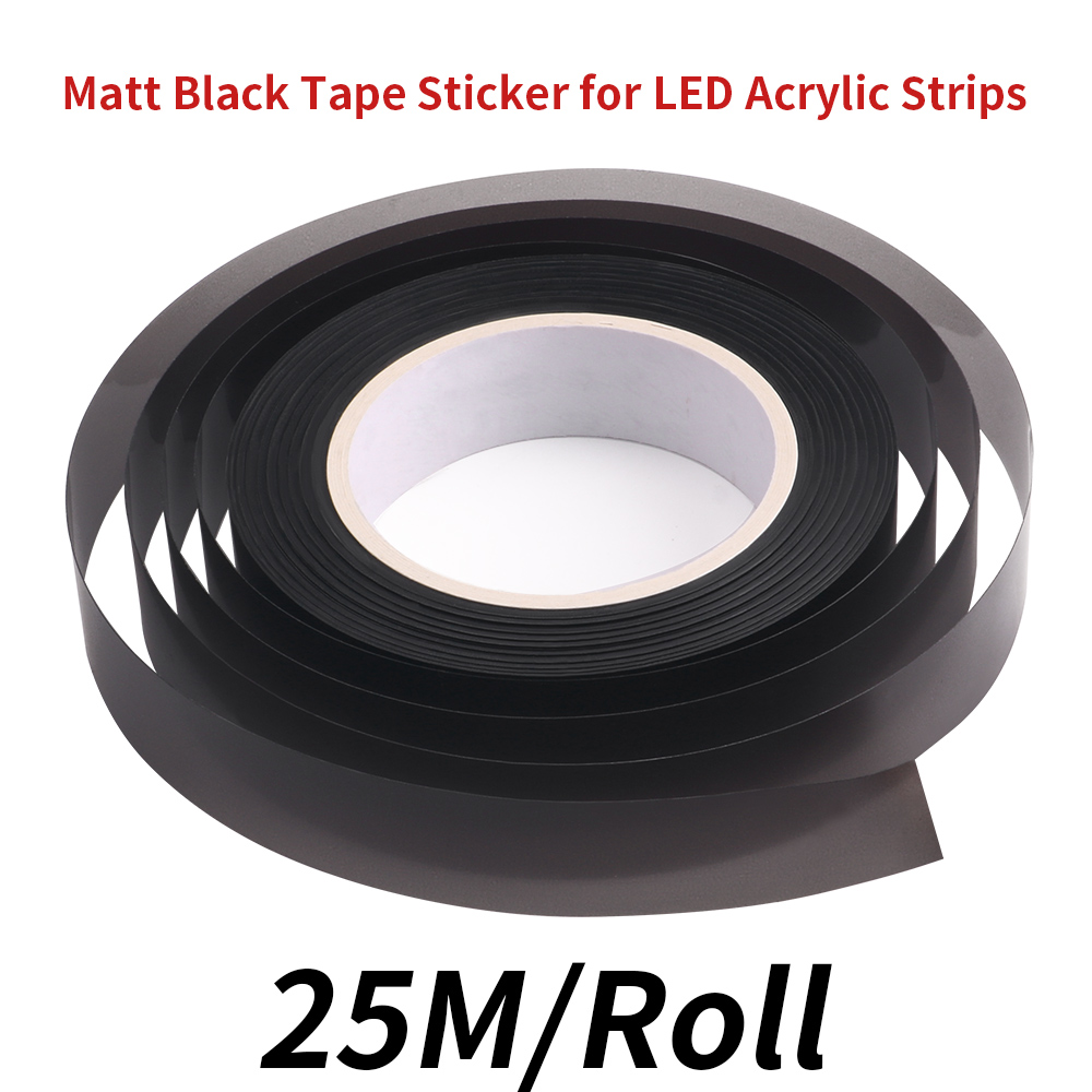 Stiker hitam matte 25M/rol pit - Led Gaming Light Strip ulasan dan harga