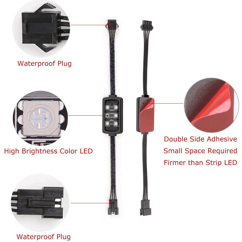 Niscarda Mobil Sepeda Motor RG - Led Gaming Light Strip ulasan dan harga